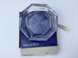 Villeroy & Boch Vintage Crystal 5" Hexagon Ash Tray number 79 Dover 7392/0790 - Picture 1 of 4