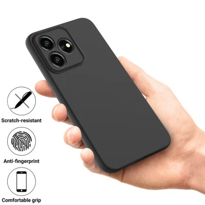 For ZTE Axon 50 Lite, Luxury Shockproof Soft Liquid Silicone Flexible Cover Case - Image 1 of 4