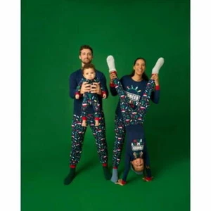 Kids Christmas Matching Family Pajamas Set from Holiday Time 2-Piece - Picture 1 of 26