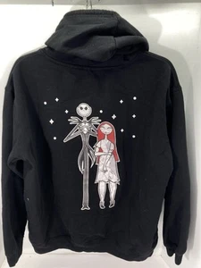 Nightmare Before Christmas Disney Hoodie Sweatshirt Youth Boys XL Black Pullover - Picture 1 of 12