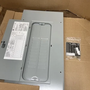 GE Cubierta/Puerta Solo 200 Amp 20 Espacio 40 Circuitos Gris TLM2020 NUEVO En Caja - Imagen 1 de 6