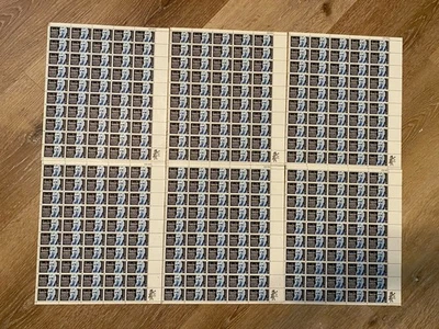 SCOTT #1270 ROBERT FULTON   5C 5 CENT  FULL SHEET OF 50 (6 sheets) Unused - Image 1 of 4