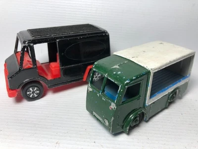 Vintage Dinky Toys Electric Van and Tootsietoy Panel Truck 1970 - Image 1 of 4