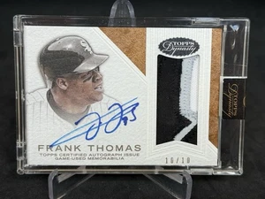 2016 Topps Dynasty Frank Thomas Auto Prime Patch Jersey /10 SEALED AP-FT1 - Picture 1 of 3