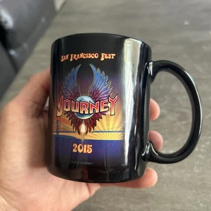 Journey: Tazza da caffè nera San Francisco Fest 2015, rock band - Foto 1 di 5