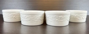 4 Martha Stewart Acorn White 4” Ramekin Dishes - Picture 1 of 8