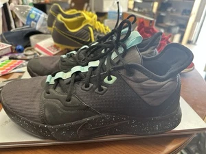 NIKE PG3 Paul George Black / Aqua Size 10.5 Basketball Shoes A02607-006 - Picture 1 of 5