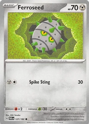 Ferroseed 127/182 SV04 Paradox Rift Pokemon 007777 - Image 1 of 2