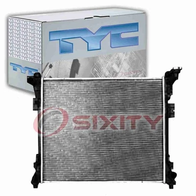 Radiador TYC para 2008-2016 Chrysler Town & Country 3.3L 3.6L 3.8L 4.0L V6 nd - Imagem 1 de 4