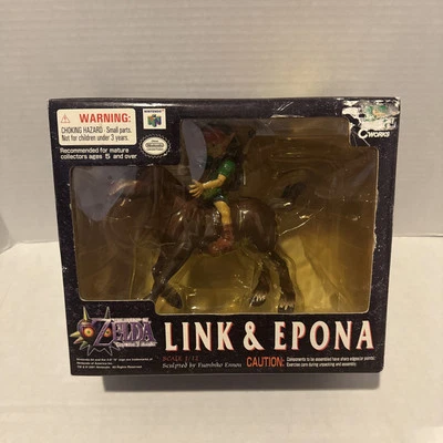 RARO NOVO Legend Of Zelda Majora’s Mask Link And Epona Figuras por Epoch C-Works - Imagem 1 de 4