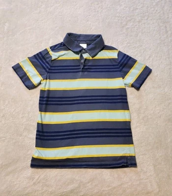 Hanna Andersson Boys Polo Shirt Short Sleeve | Size 130 US 8 | 100% Cotton  - Image 1 of 4