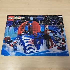 Vintage LEGO Space Ice Station Odyssey (6983) Instruction Booklet Only (1993)