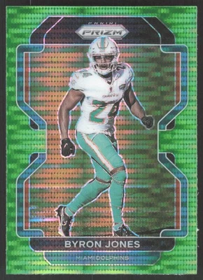 2021 Panini Prizm #110 Byron Jones Neon Green Pulsar - Image 1 of 2