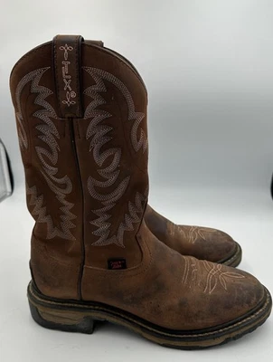 Женские кожаные сапоги вестерн Tony Lama TLX 8B с круглым носком стержень 10 дюймов - Изображение 1 из 4