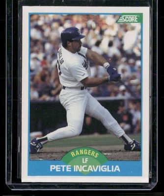 1989 Score - Pete Incaviglia #201 - Image 1 of 2