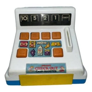 Shelcore Check Out Cash Register Toy Vintage 1987 Collectible - Picture 1 of 6