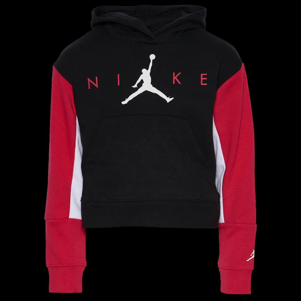 Jordan Sudadera con Capucha Recortada Jumpman Niñas Escuela Primaria 45A761 NUEVA con ETIQUETAS Foto 1 de 2