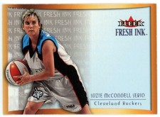 Suzie McConnell Serio 2000 Fleer FRESH INK WNBA Autograph Card Rockers UNSIGNED