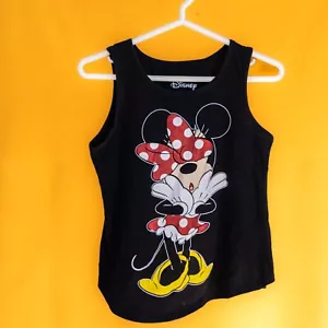 Disney Minnie Mouse Glitter Tank Top – Size 7/8 - Picture 1 of 1