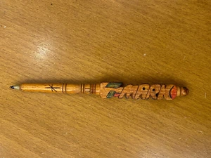 Pen Gift Novelty Giant Wooden Traditionally Hand Painted 6" Decor Souvenir Smark - Picture 1 of 5
