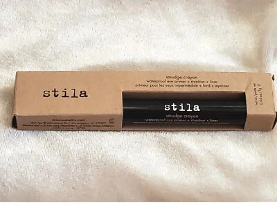 STILA Smudge Crayon Waterproof Primer Eye shadow Liner Waterproof BLACK - Image 1 of 2