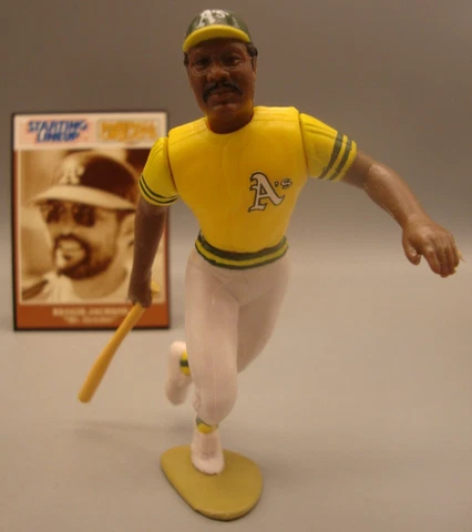 1989 LOOSE SLU STARTING LINEUP FIGURE REGGIE JACKSON OAKLAND ATHLETICS A's Cover