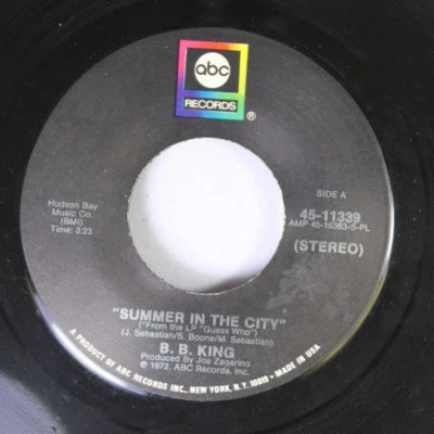 Blues 45 B.B. King - Summer In The City / Five Long Years On Abc Records Foto 1 de 2