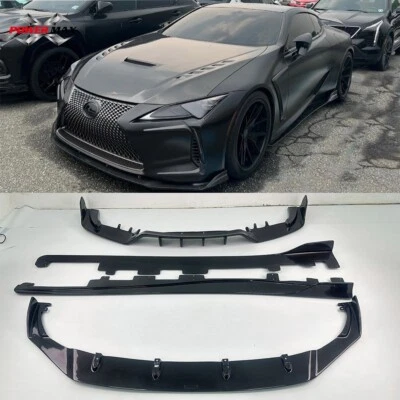 Carbon Fiber Body Kit Fit For Lexus LC500 LC500h Front Lip Side Skirts Rear Lip - Imagen 1 de 4