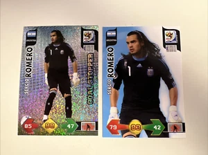 2010 Panini Adrenalyn XL FIFA World Cup South Africa - Sergio Romero (ARG) x 2 - Picture 1 of 2