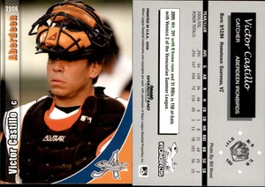Victor Castillo 2006 Grandstand Aberdeen Ironbirds #21 Card *AutographDen*