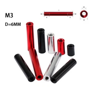 M3 Aluminum Alloy Standoff Spacers 6-100mm Length D=6mm Connecting Column - Picture 1 of 6