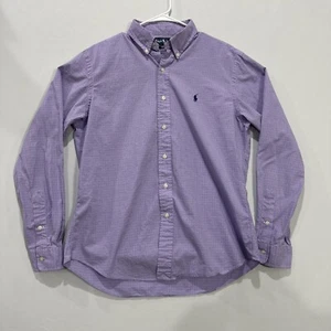 Ralph Lauren Custom Fit Purple Long Sleeve Button Up Shirt Size Large EUC - Picture 1 of 6