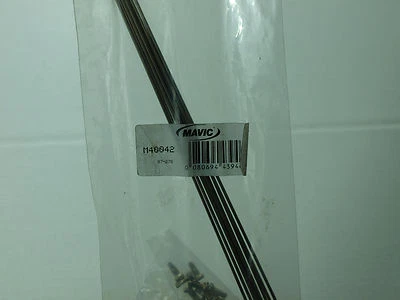 Cubierta de helio Mavic M40042 (1) radios Frt y NDS Silv 287 mm. Foto 1 de 2