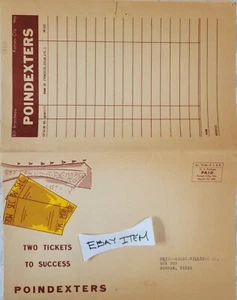 Circa 1950 Texas Advertising Brochure Mailer POINDEXTERS STORE - Picture 1 of 6