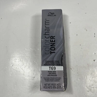 Wella Colorcharm Permanent Crème Toner T69 Pearl Gray, 2 oz - Imagem 1 de 3