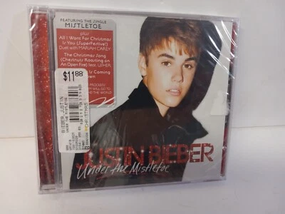 JUSTIN BIEBER "UNDER THE MISTLETOE" CD New Sealed Foto 1 de 2