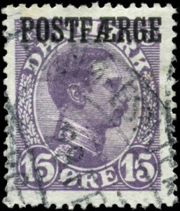 Denmark Scott #Q4 Used Parcel Post Stamp - Picture 1 of 1