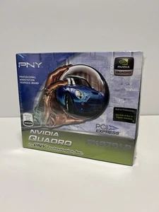Nvidia Quadro FX370 256MB PCI-e Dual DVI Video Card PNY 2006 NEW Sealed - Picture 1 of 6