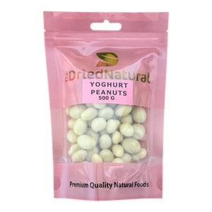 Arachidi Rivestite di Yogurt 500 G - Carol Anne Qualità Premium - Il Naturale Essiccato - Foto 1 di 2