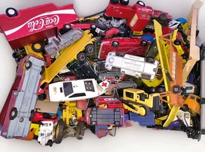Joblot Large Diecast Play Worn Vehicles corgi matchbox lesney etc 007 Jamesbond - Picture 1 of 6