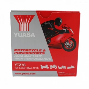 Yuasa YUASA YTZ7S Batterie Precharged Versiegelt Motorradbatterie Konventionell 12 - Bild 1 von 4