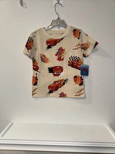 Disney Cars Youth Boys T-Shirt Lightning McQueen Red 3T - Picture 1 of 6