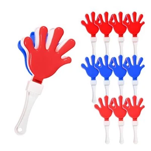 Windy City Novelties 12-Pack 7" Inch Mini Hand Clappers Noisemakers in Bulk R... - Picture 1 of 9