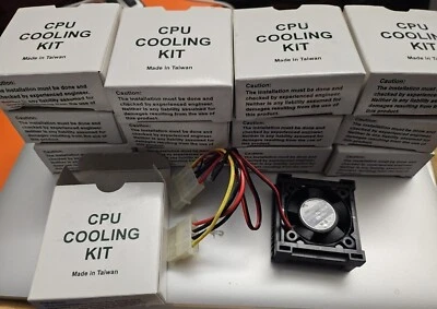 13 cpu cooling kit model sp401012m 12 v .06 A DC Brushless fan motor ck58606 new - Image 1 of 4