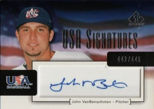 John VanBenschoten 2004 SP Authentic USA Signatures Autograph 442/445 - Picture 1 of 2