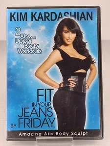 Kim Kardashian Fit In Your Jeans By Friday DVD Abs & Upper Body Workouts - Picture 1 of 2