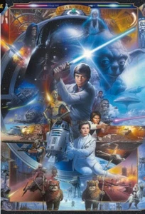 Star Wars Original Trilogy Collage Poster By Trends 21490 - Picture 1 of 2