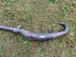 Yamaha Mx 360 Dirt Tracker Low Pipe Rt1 Mx 360 Exhaust Muffler  - Picture 1 of 8
