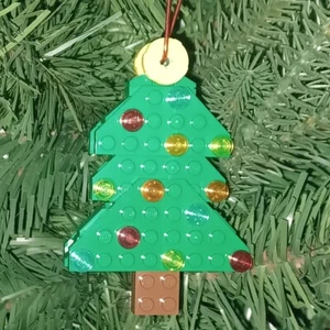 New Genuine LEGO Ornament Christmas Tree with Instructions - Build Your Own - Picture 1 of 4