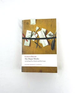 Oxford World's Classics Francis Bacon The Major Works w/ New Atlantis & Essays - Picture 1 of 9